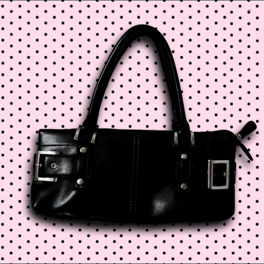 Sleek Black Mini Bag
